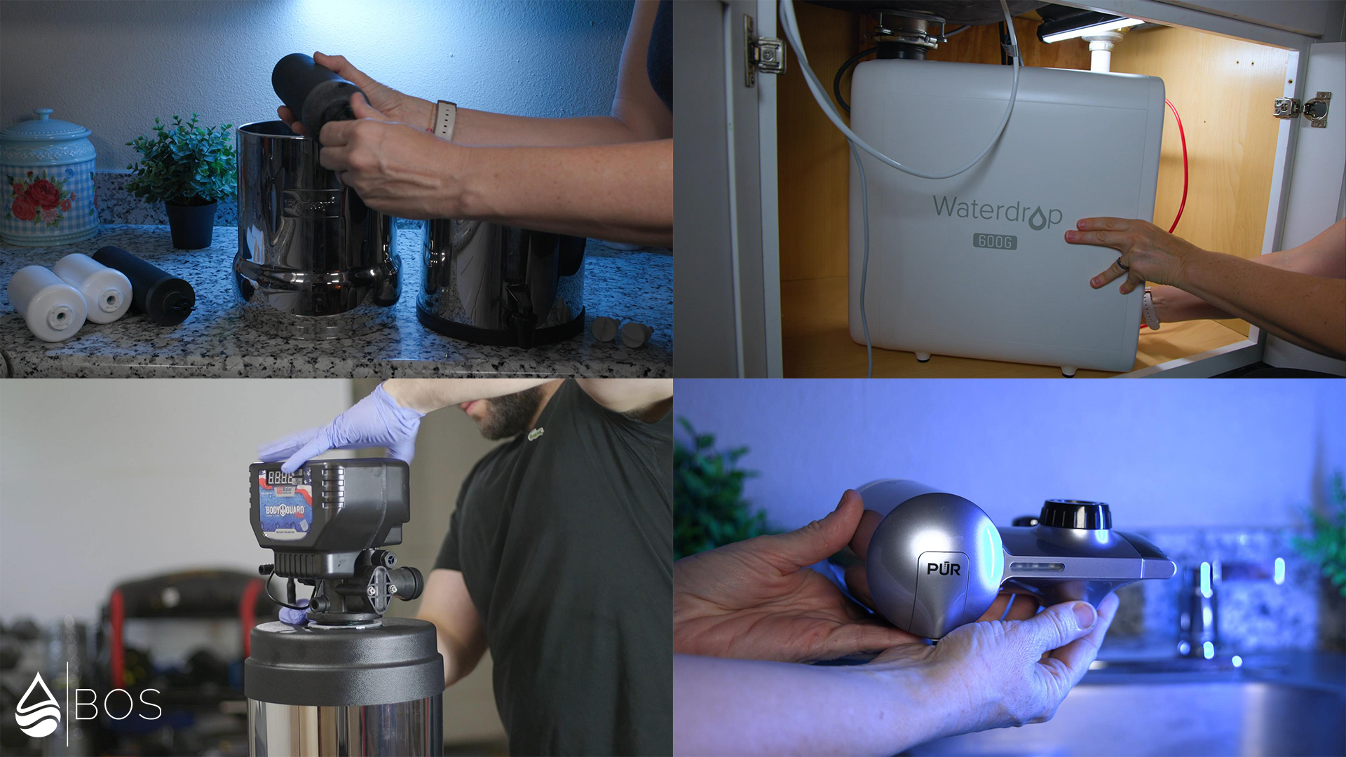 4 Images in 1 Showing Our Hands on Product Testing