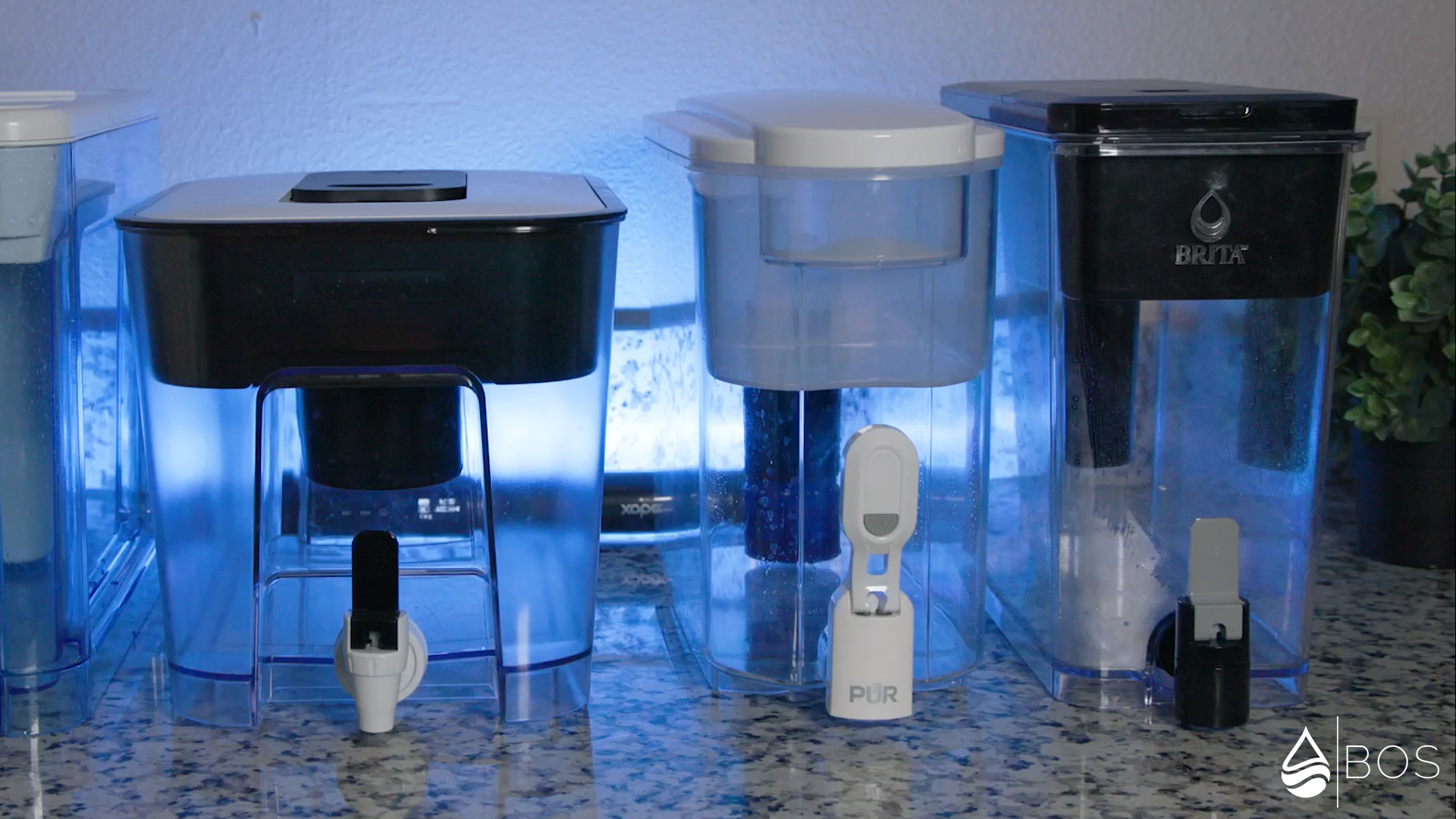 Brita UltraMax and 3 Other Water Filter Dispensers on Sara's countertop