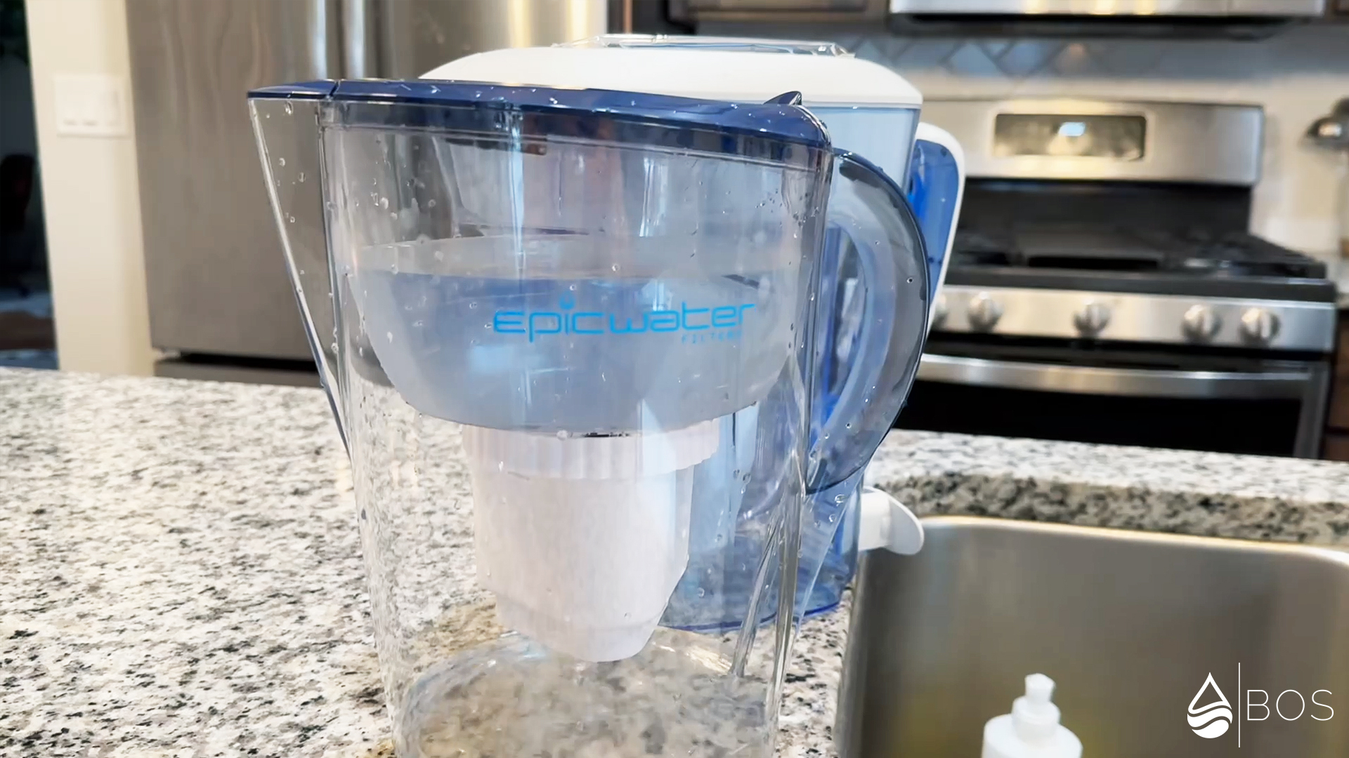 Epic Pure on Mike's countertop