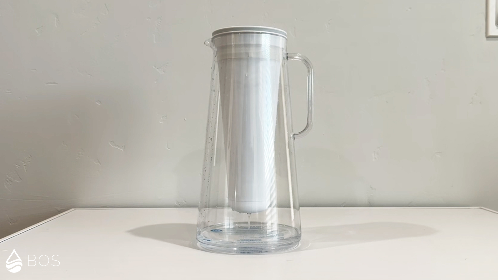 LifeStraw Home 10-Cup on Mike's countertop