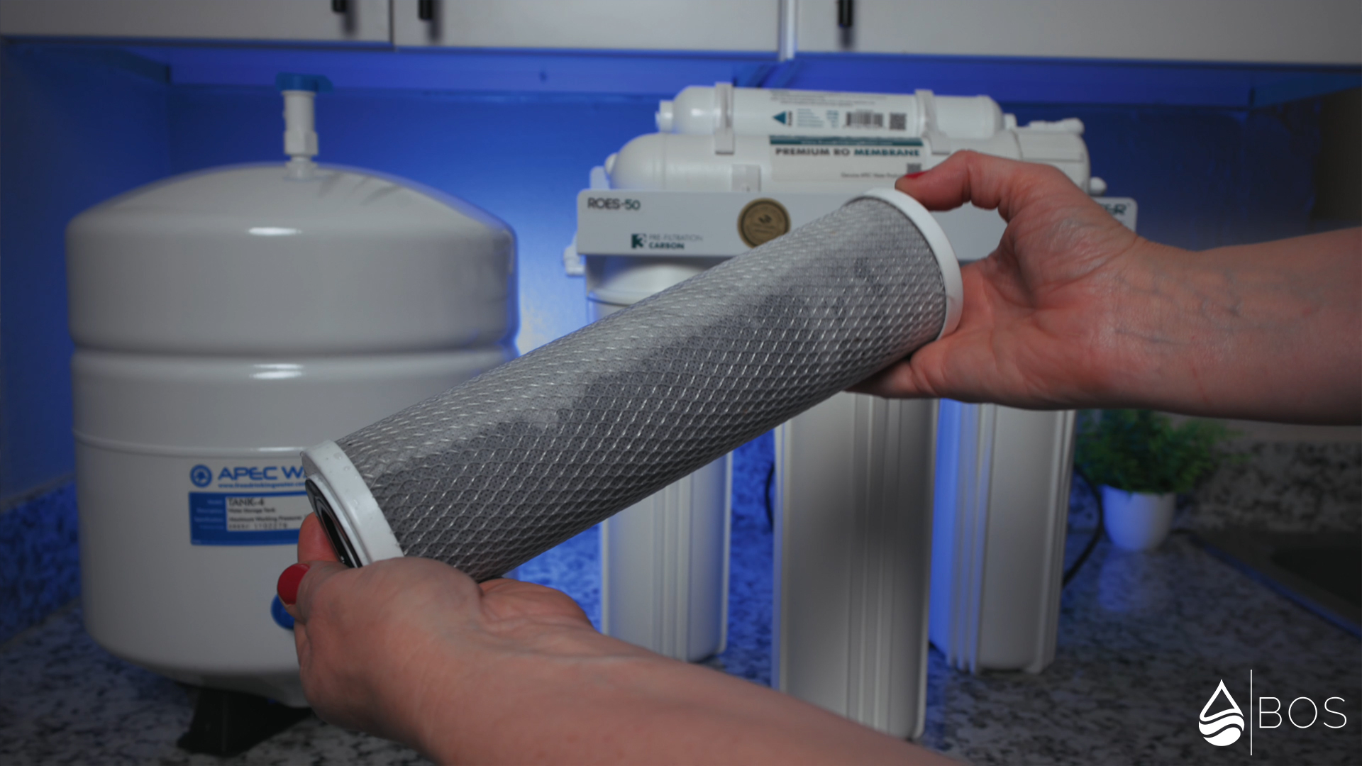 Standard-Sized Carbon Pre-Filter of the APEC ROES-50 Essence