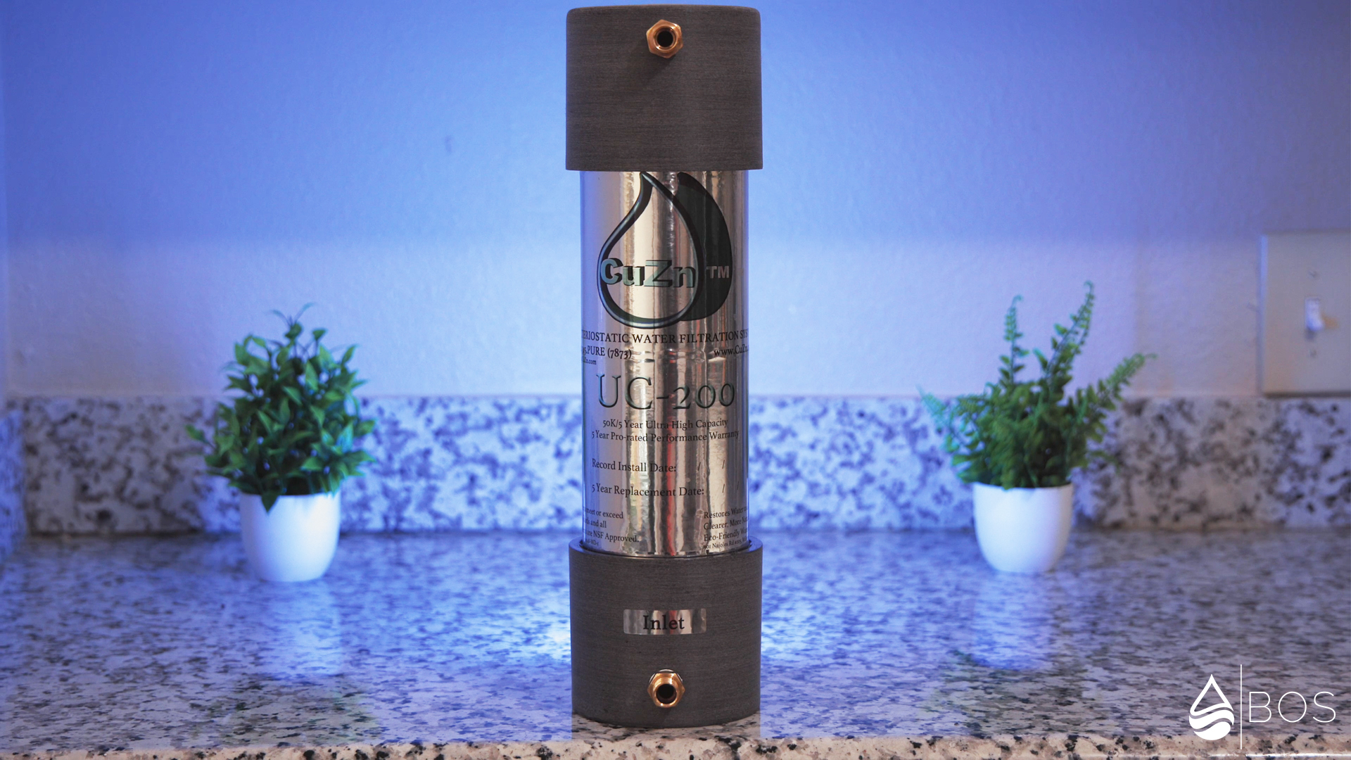 CuZn UC-200 on Sara's Countertop