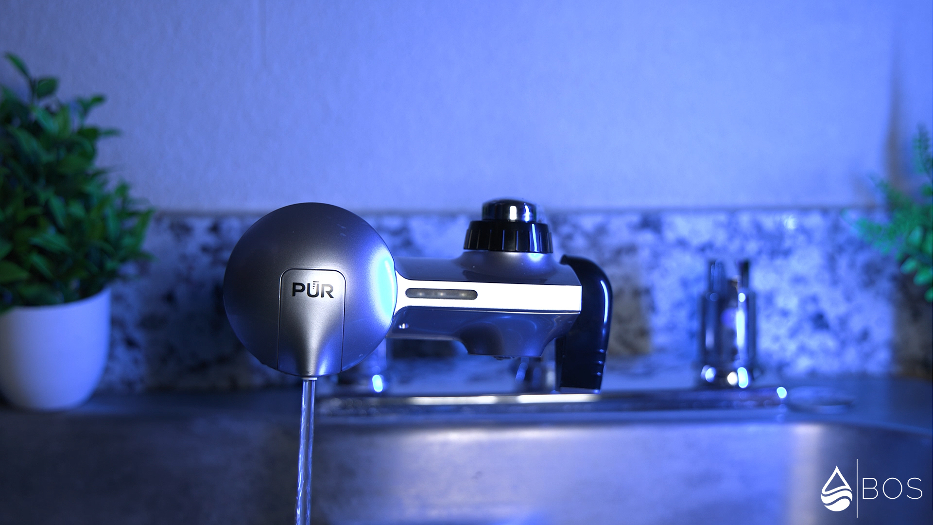 PUR Horizontal Faucet Filter Installed on Sara's Sink