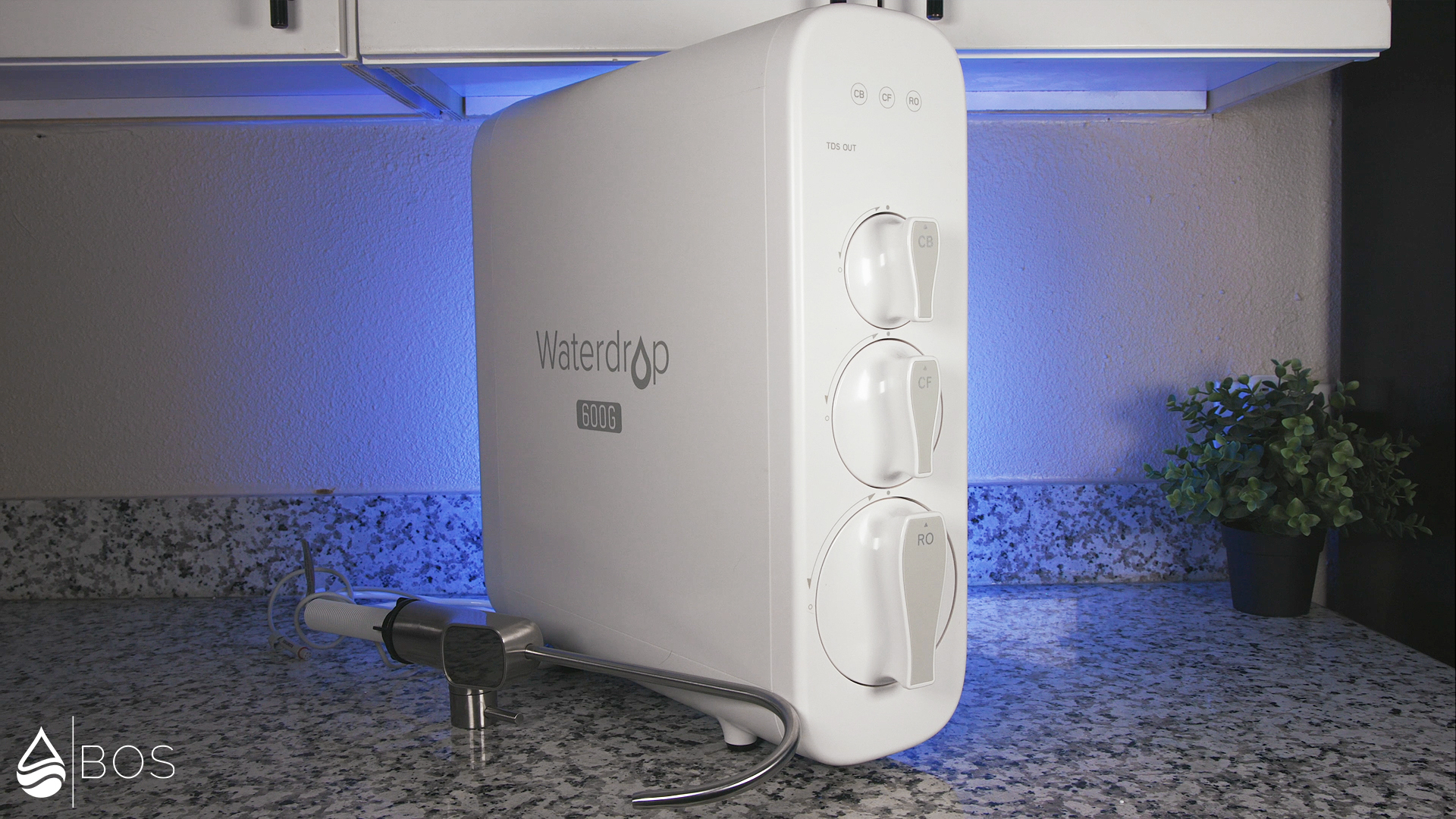 Waterdrop G3P600 on Sara's countertop
