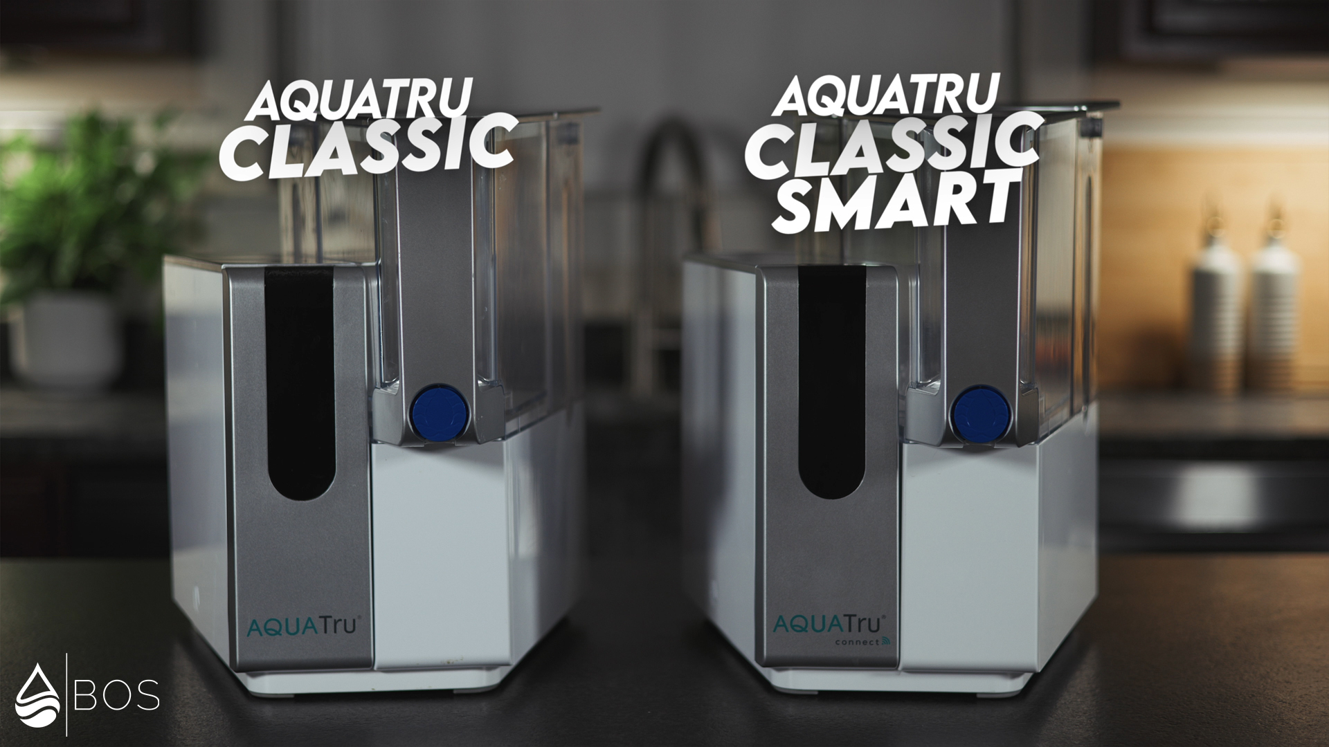 AquaTru Classic and Classic Smart on Sara's Countertop