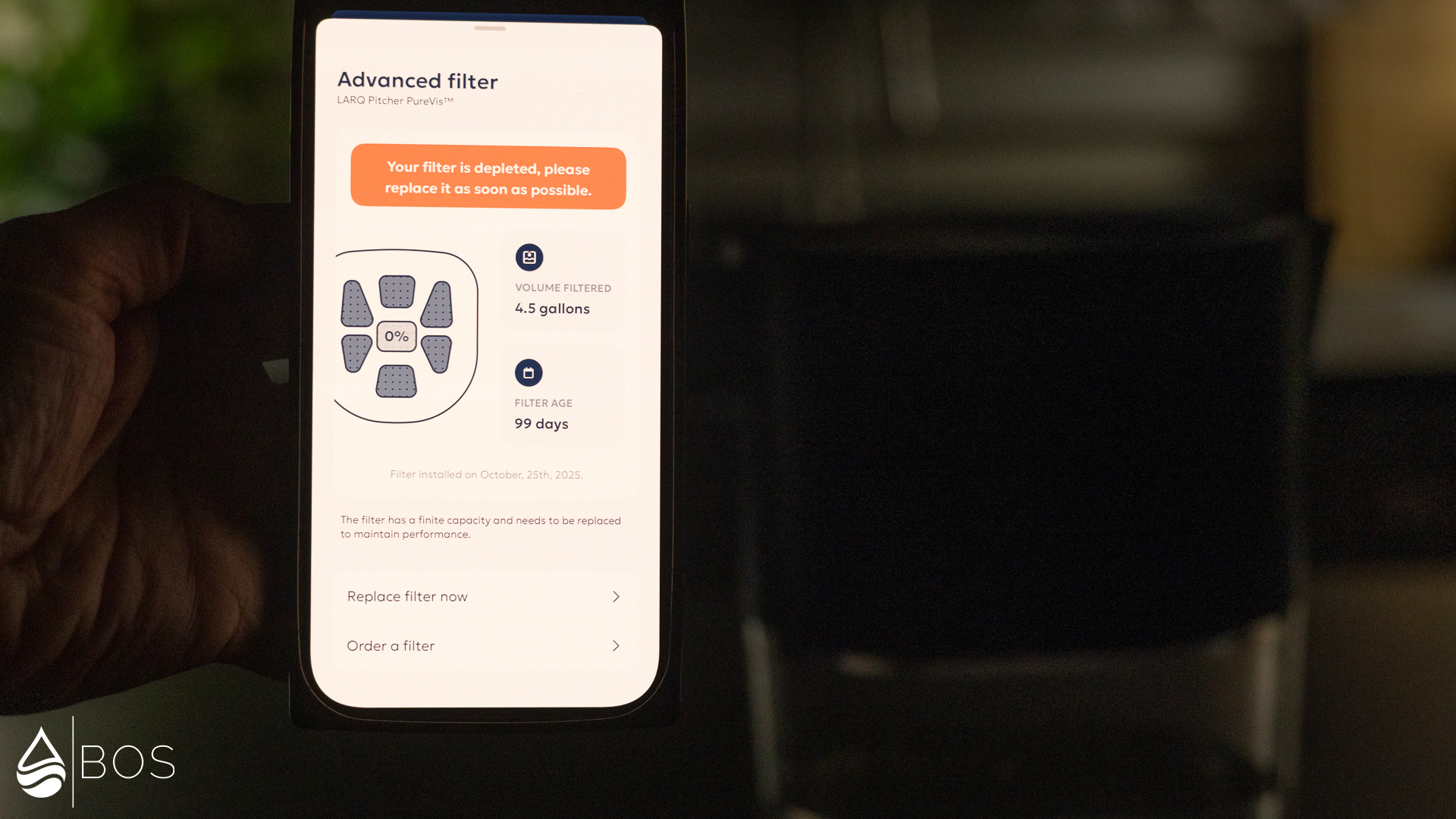 LARQ Pitcher PureVis App