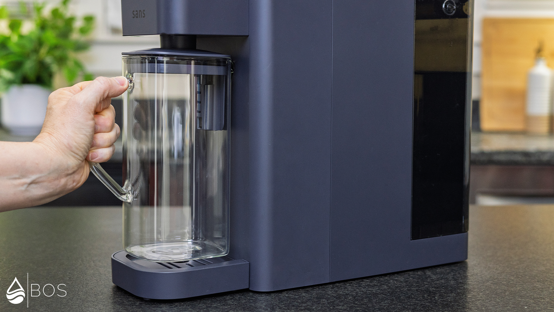 Sans Water Purifier Placing Glass Carafe