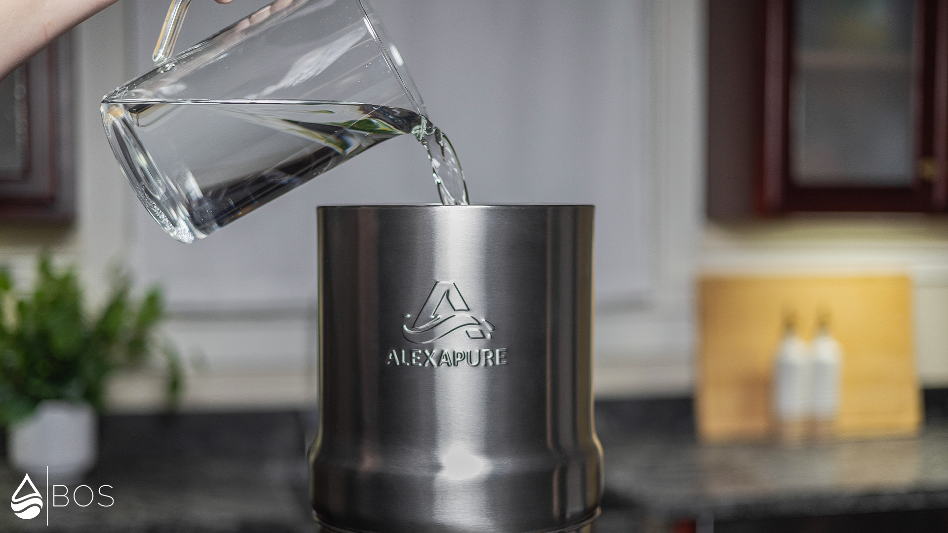 Alexapure Pro Filling Upper Tank Using Pitcher