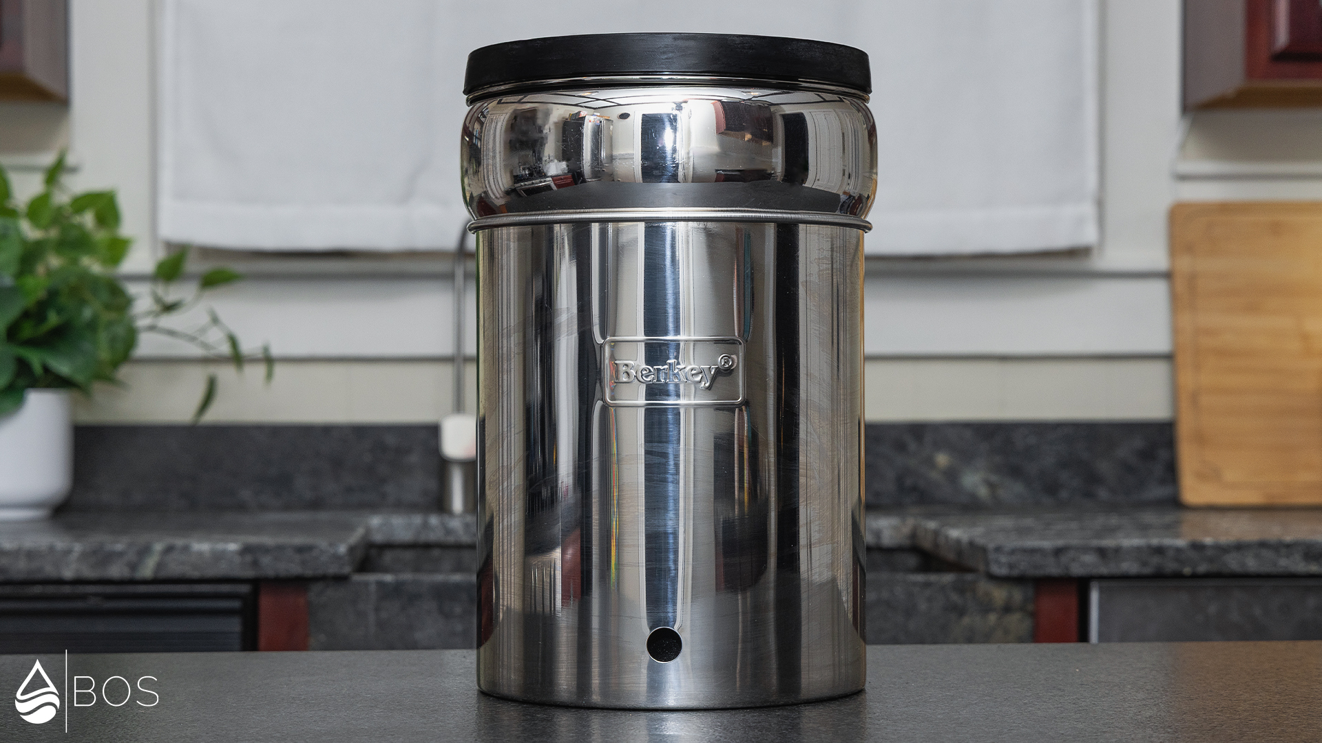 Big Berkey Upper Tank Nested in Lower Tank for Portability