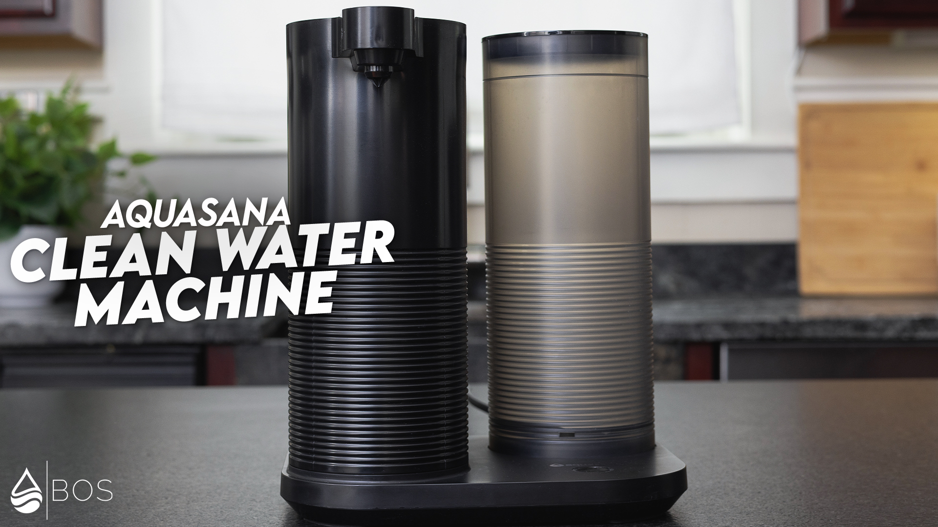 Aquasana Clean Water Machine on Sara's Countertop