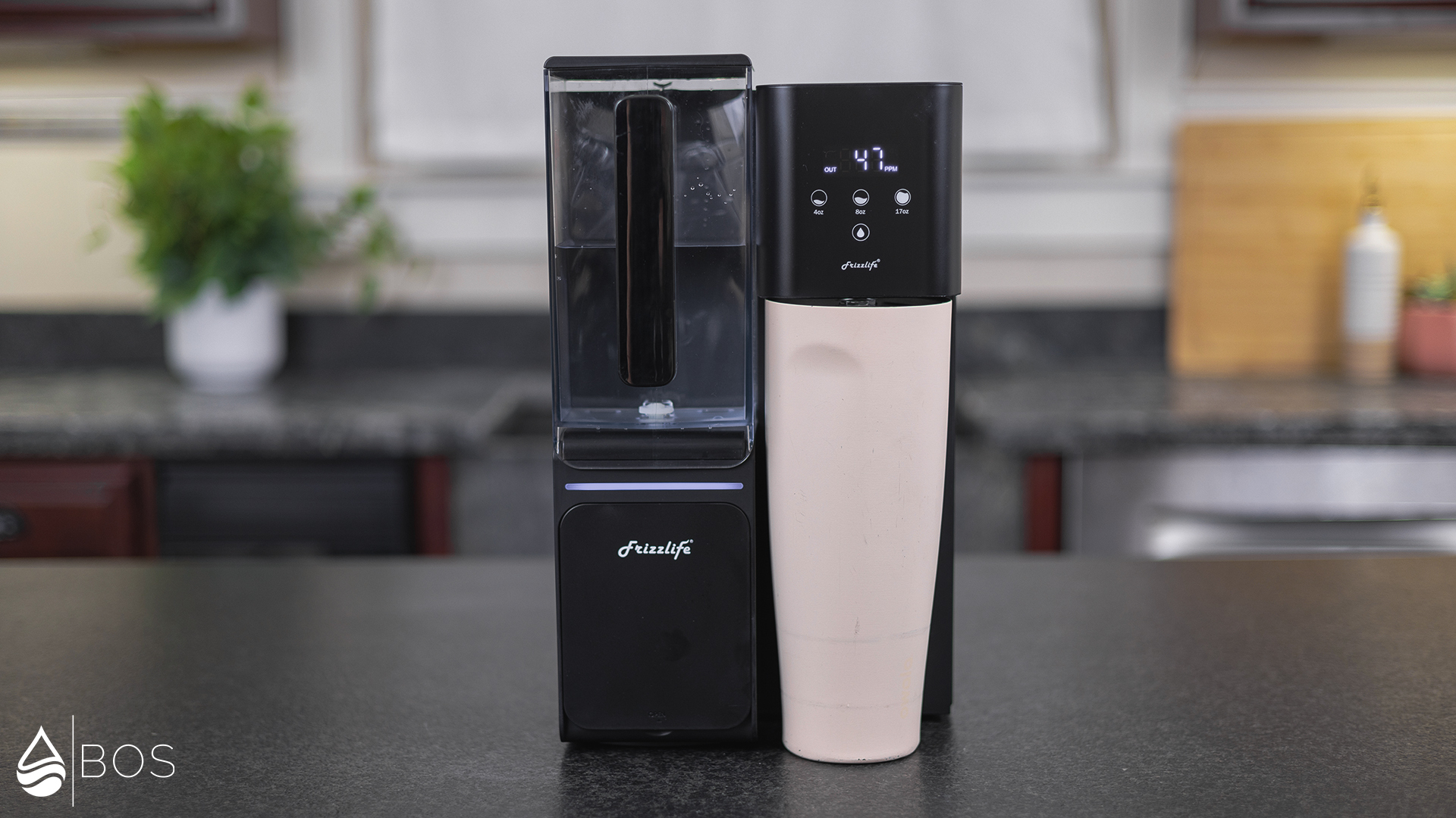 Frizzlife WB99-C Dispensing into 40 oz Bottle
