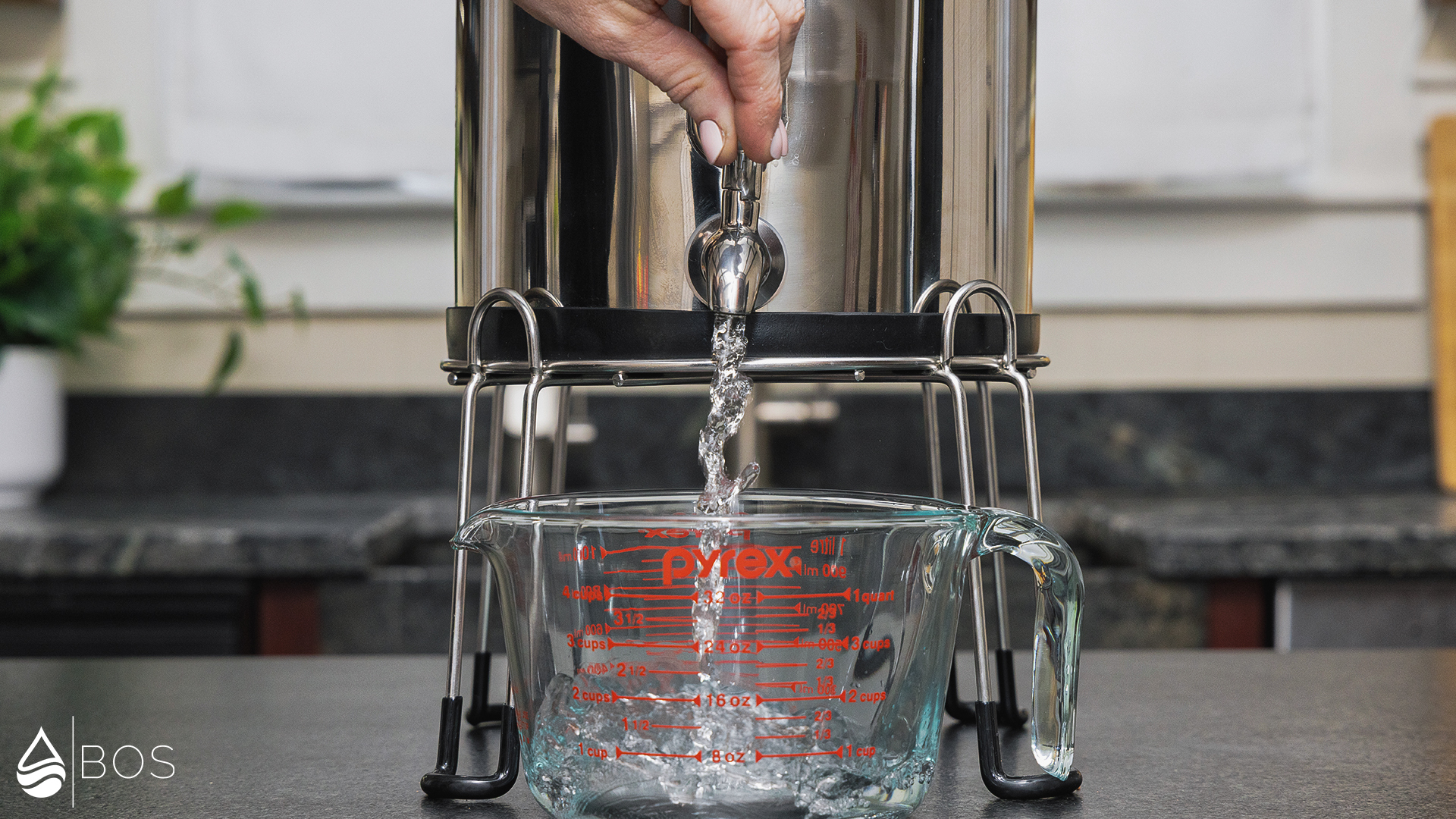 Purewell 2.25G Dispensing into Measuring Cup
