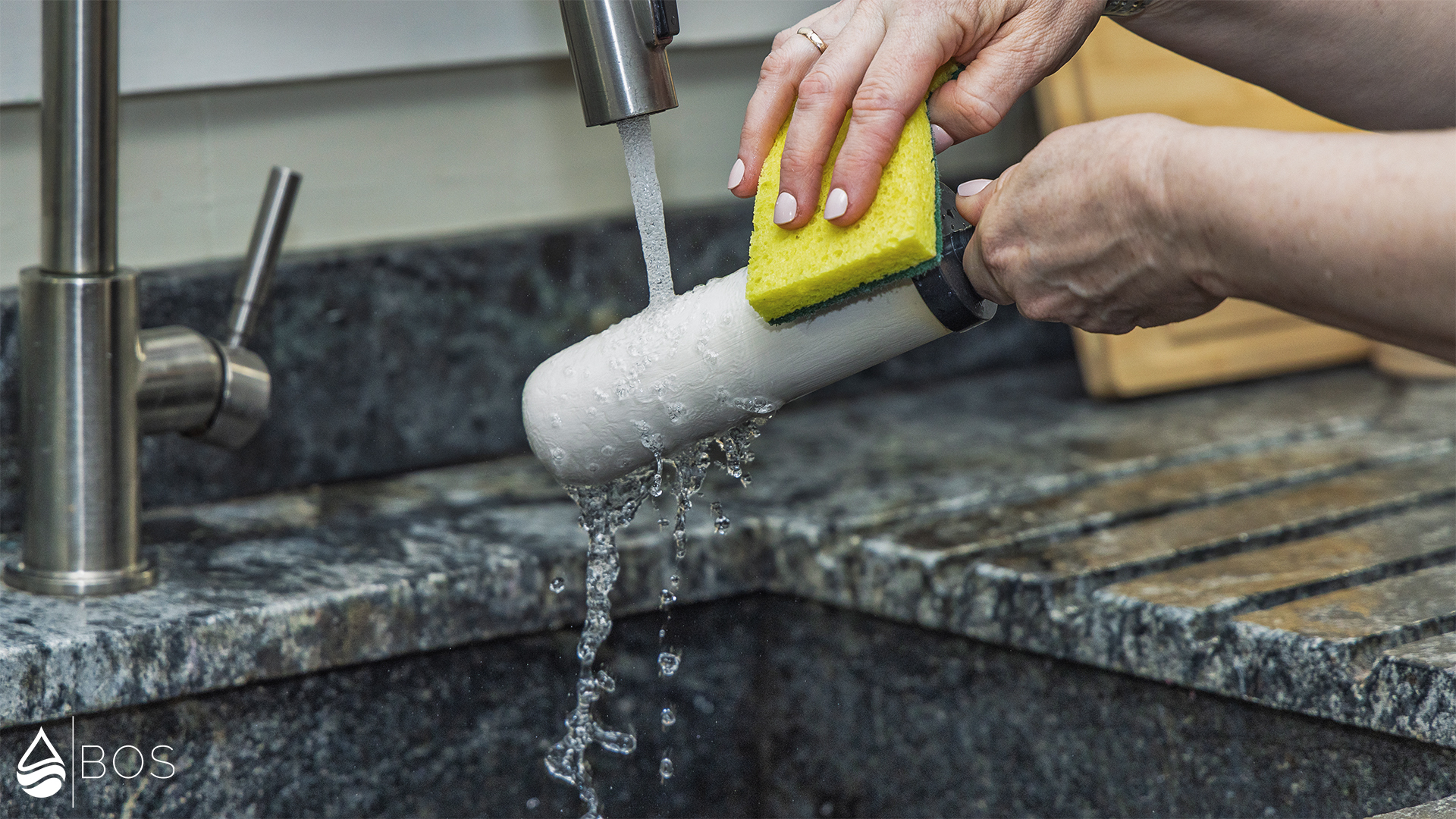 Radiant Life SS Gravity Countertop Filter Priming Filter Under Faucet