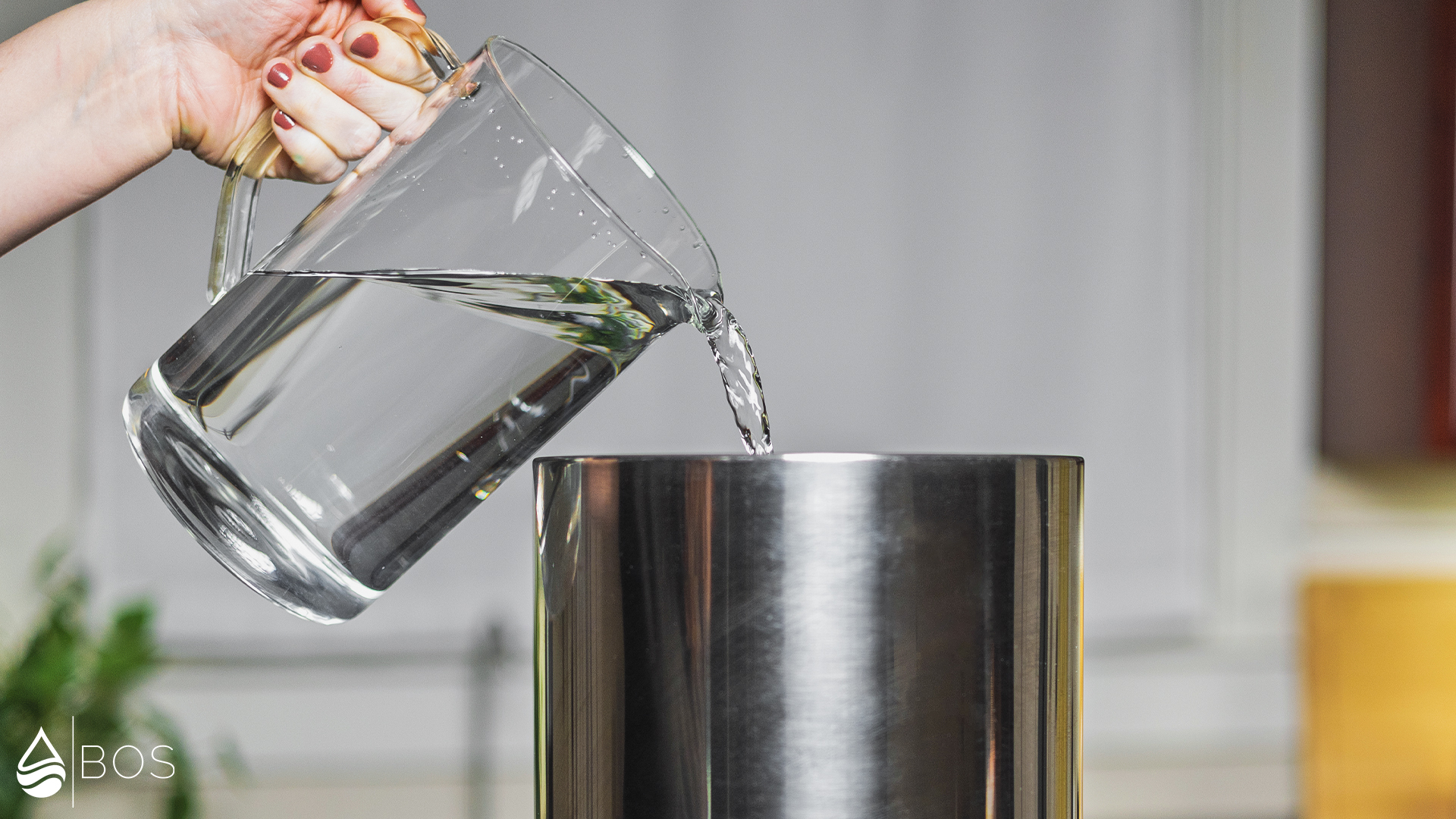 Waterdrop King Filling Upper Tank Using Pitcher
