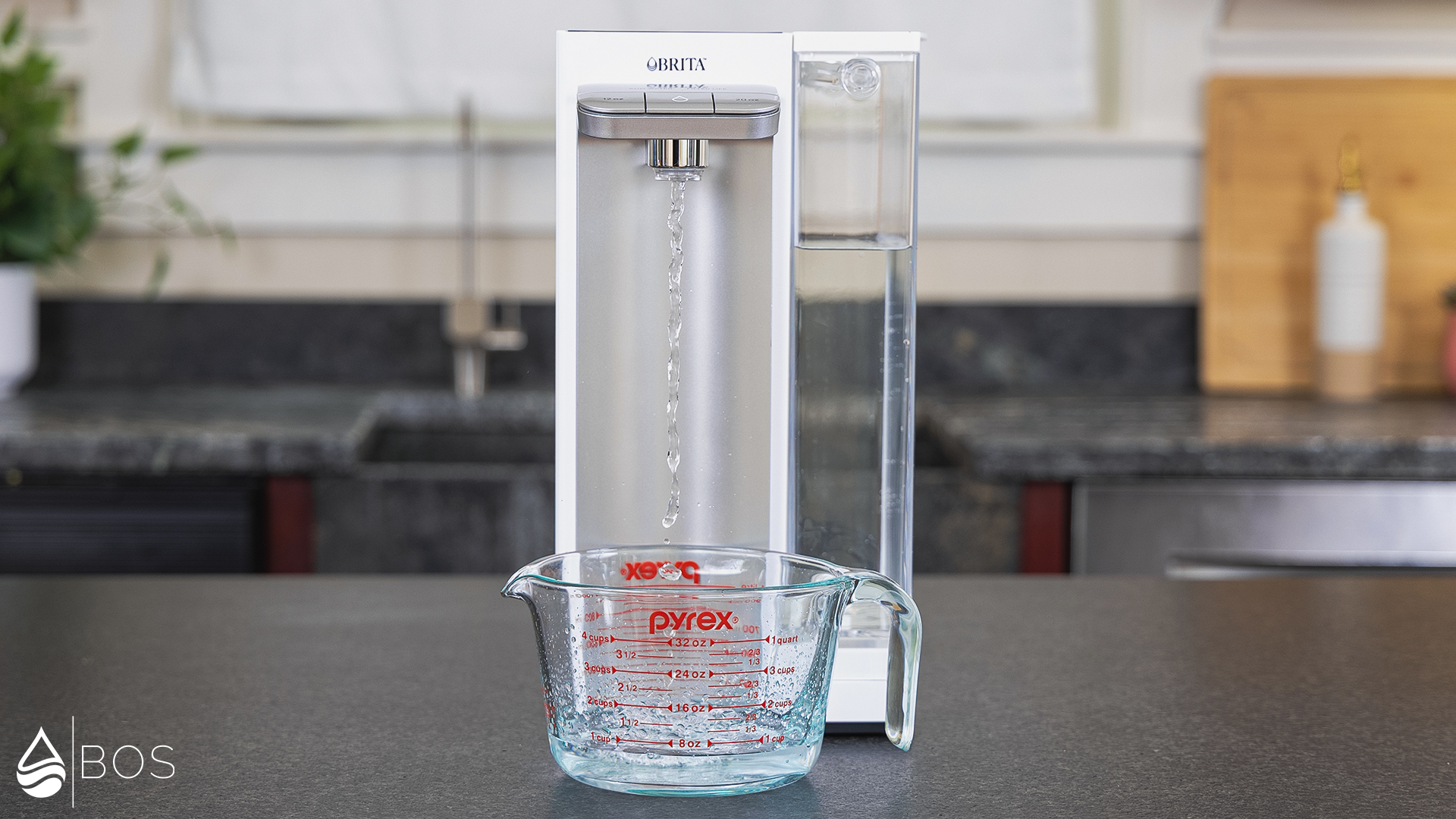 Brita Hub Dispensing into Measuring Cup