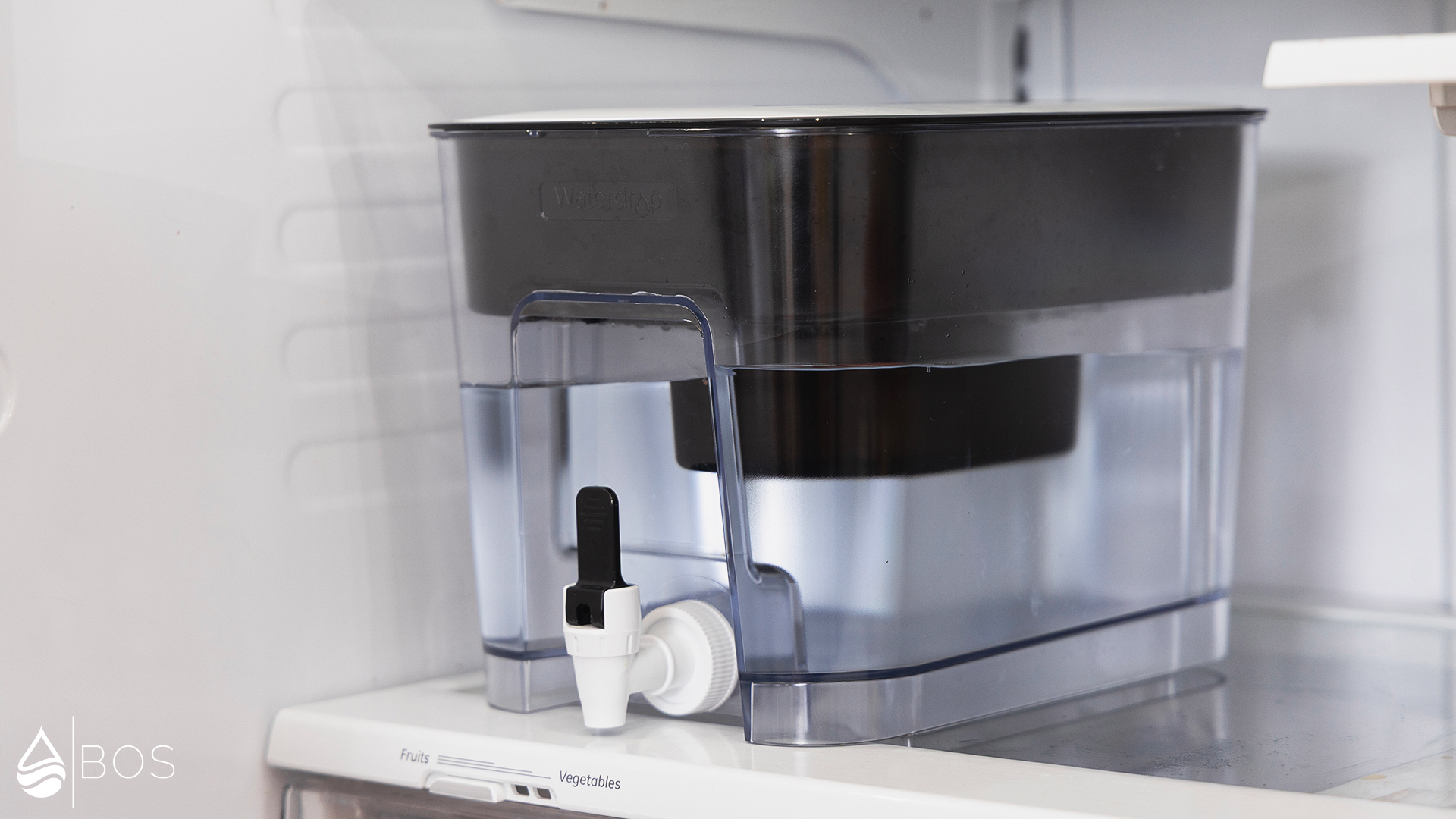 Waterdrop WFD-22L on Fridge Shelf