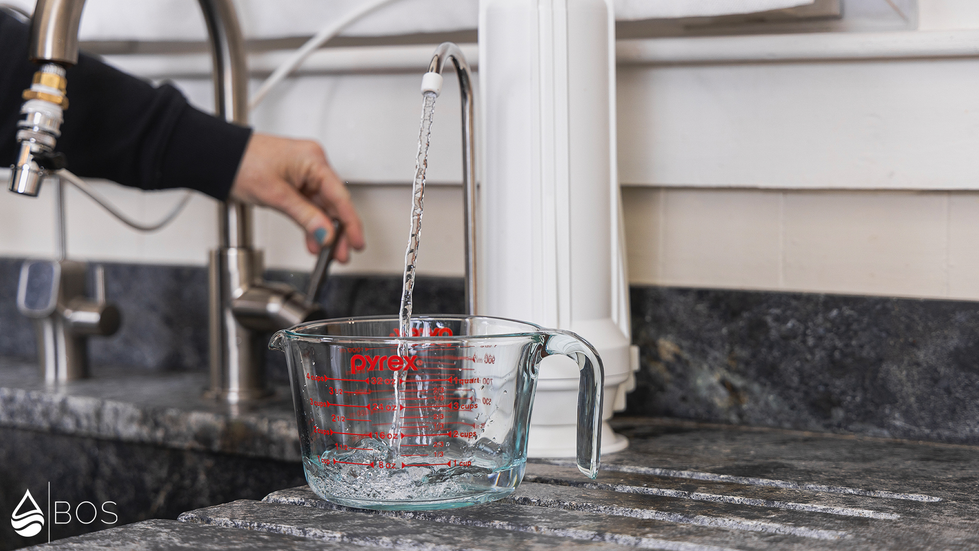 iSpring CKC1 Dispensing into Measuring Cup