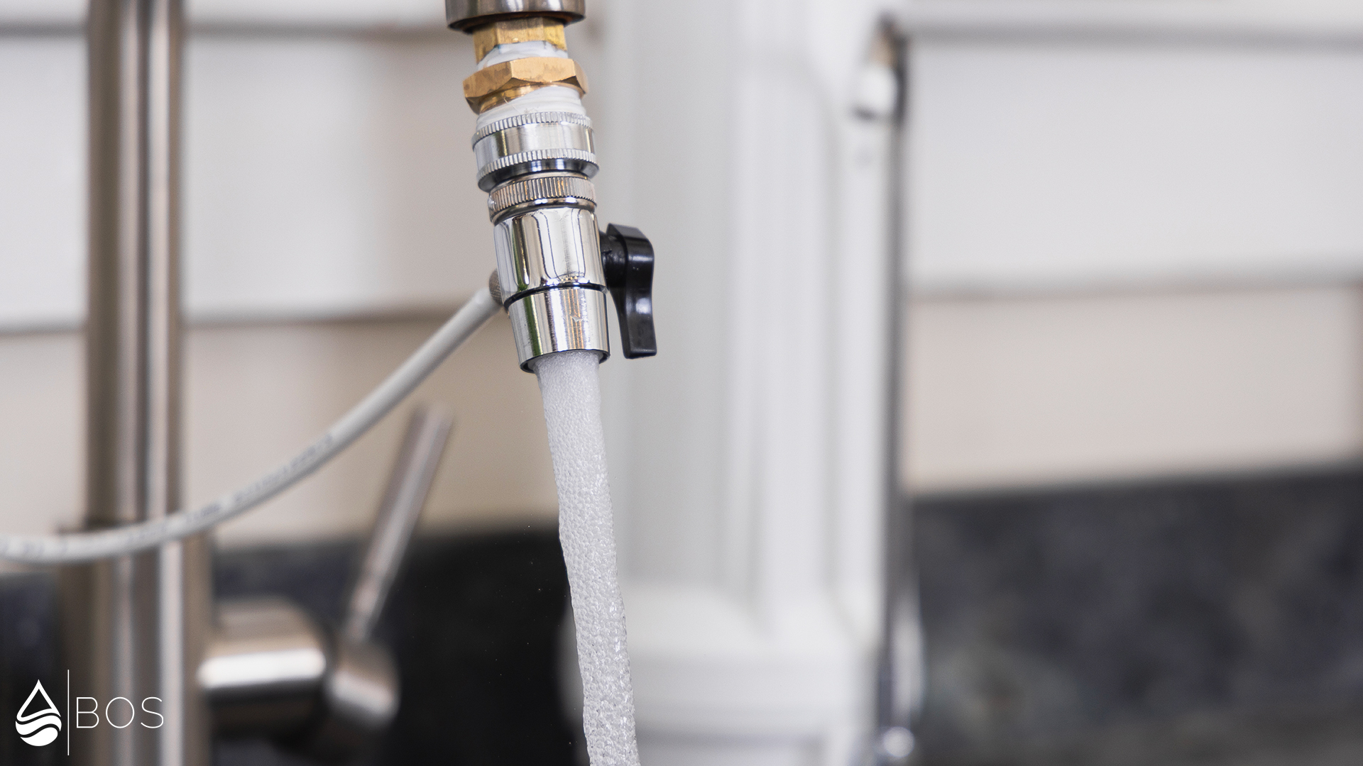 iSpring CKC1 Dispensing Unfiltered Water from Kitchen Faucet