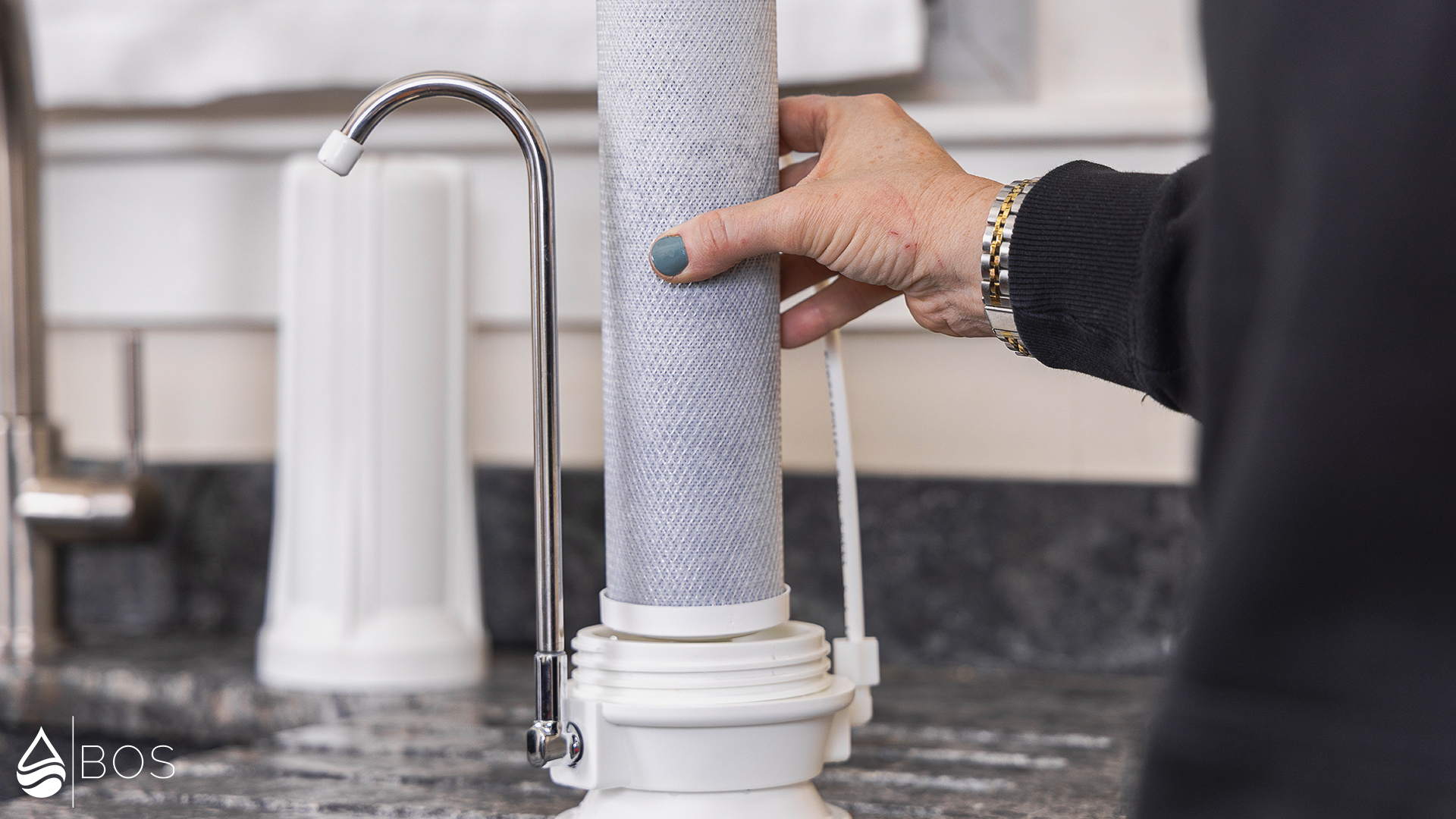 iSpring CKC1 Removing Filter Cartridge